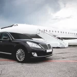 Black car and Aeroplan